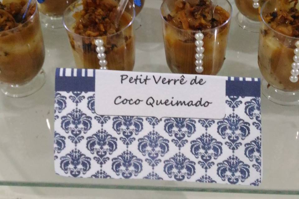 Petit verre de coco queimado