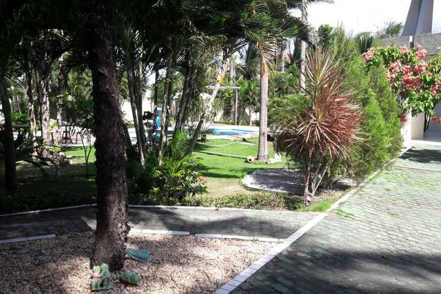 Entrada para o jardim
