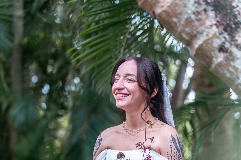 Fotografia de mini casamento
