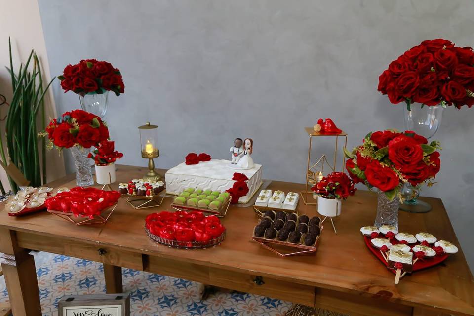 Mesa casamento