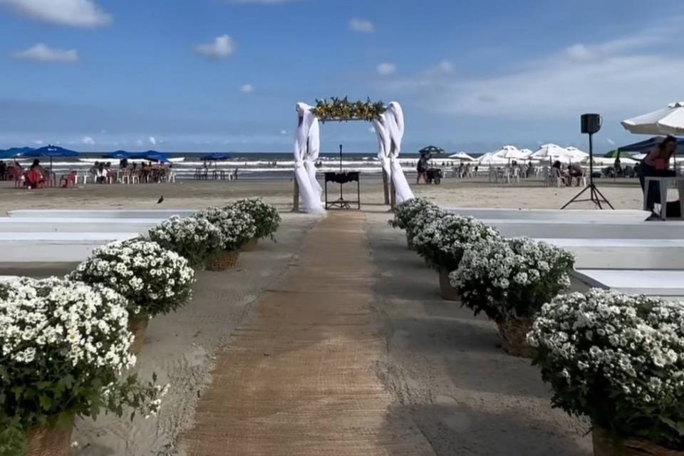 Cerimonia na praia