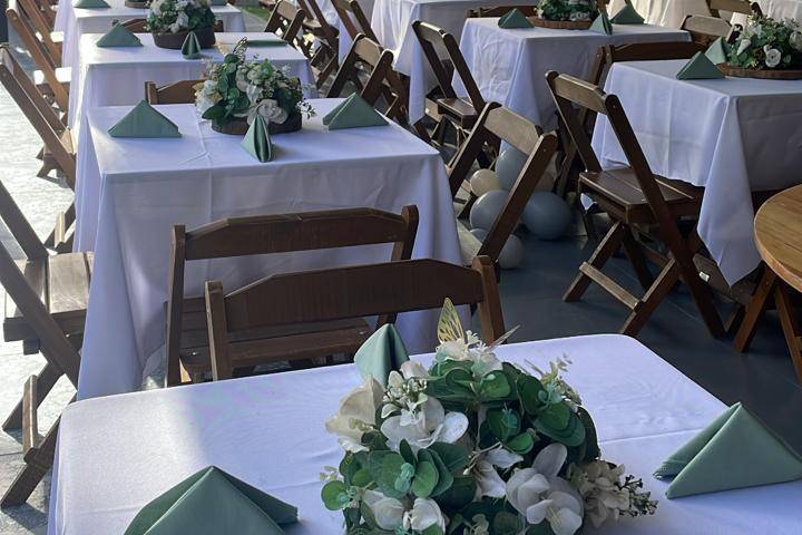 Miniwedding verde menta