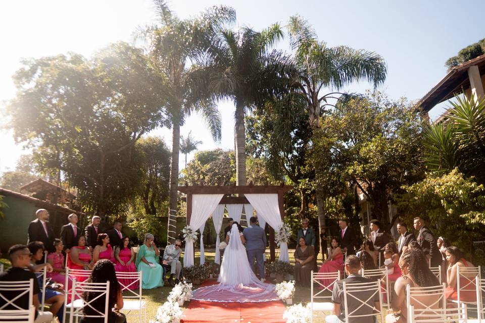 Cerimonia ao ar livre