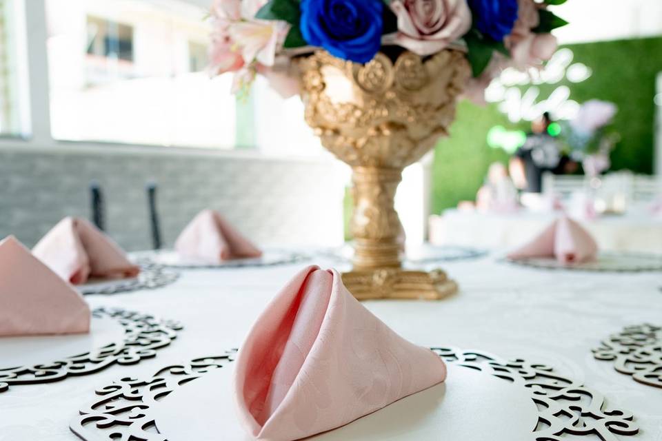 Decoração Rosa bebê