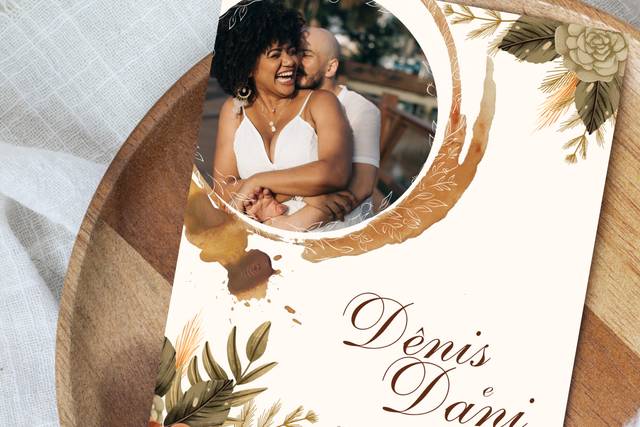 Convite de casamento