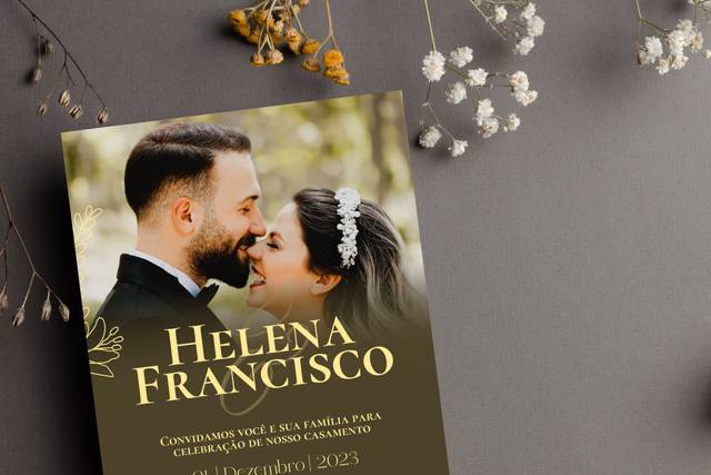 Convite de casamento