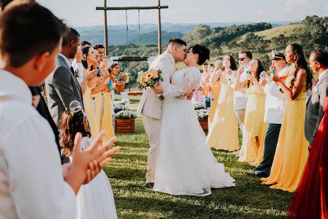 Casamento ao ar livre