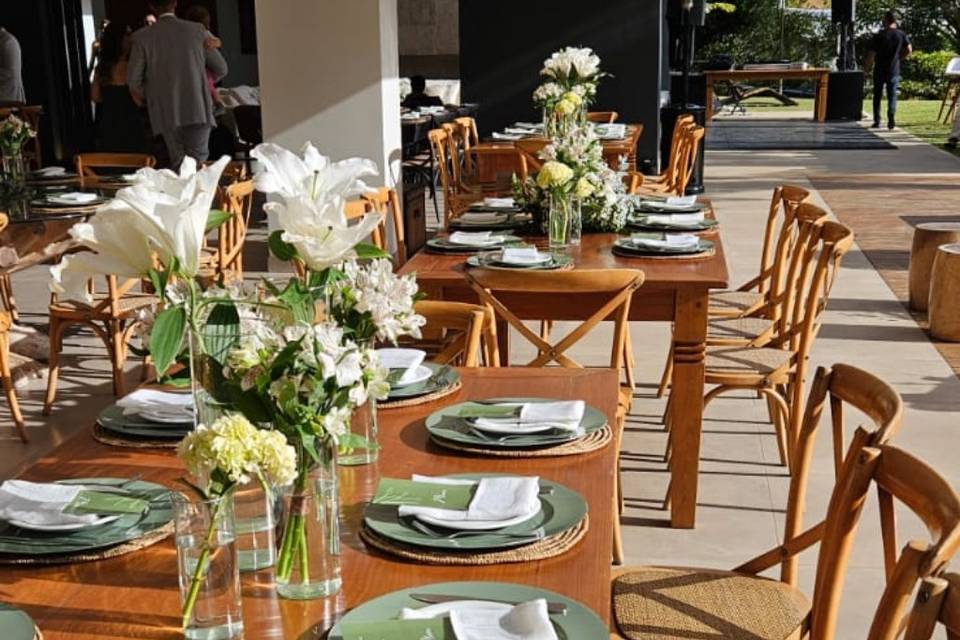 Arranjos para mesa de convidad