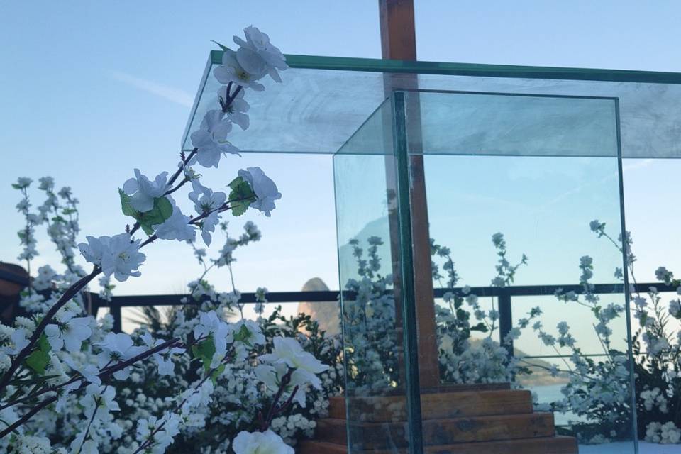 Altar com Flores
