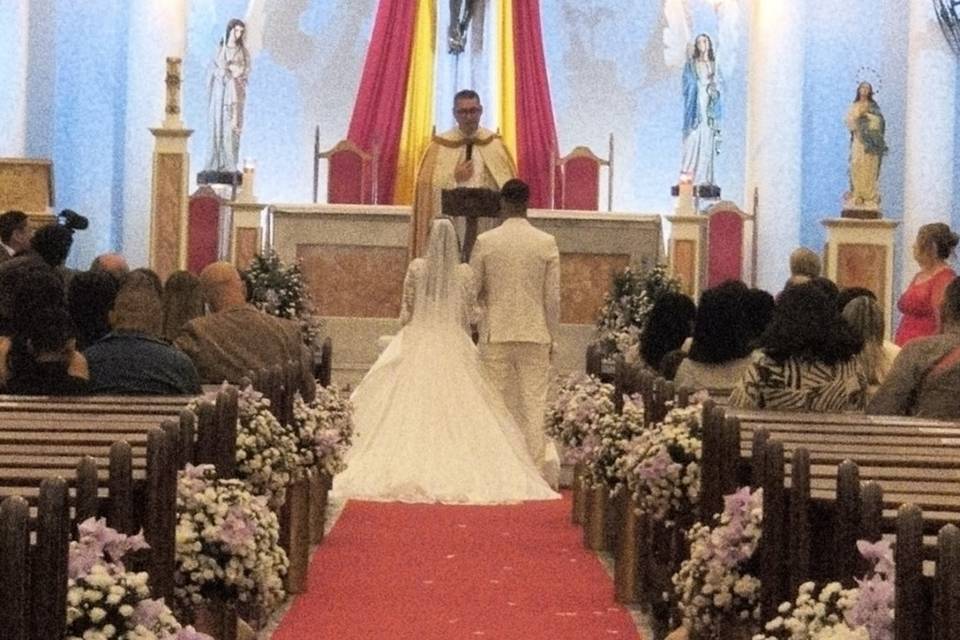Caminho com detalhes Lilais