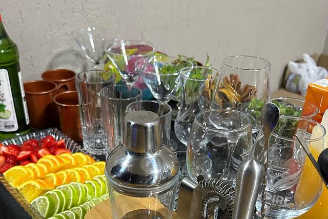 Bancada decorada