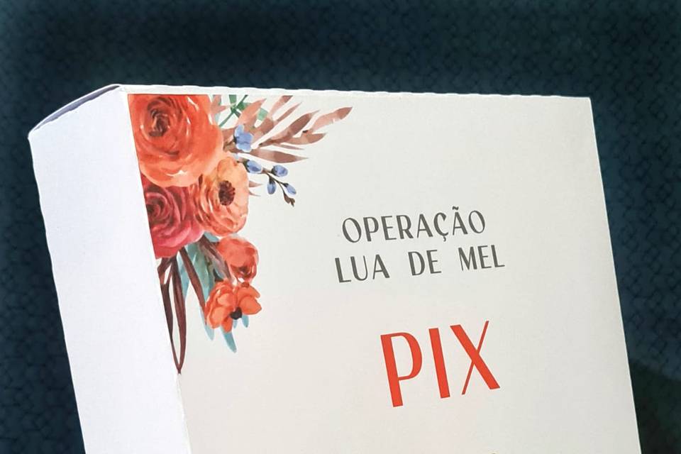 Caixa Pix em Acetato