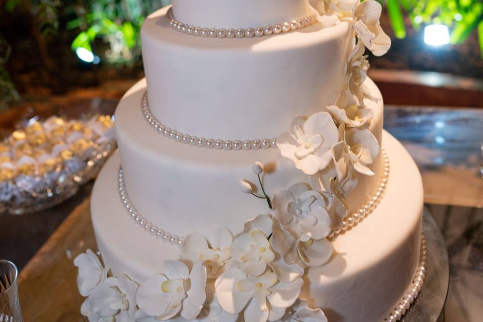 Maravilhoso bolo para casament