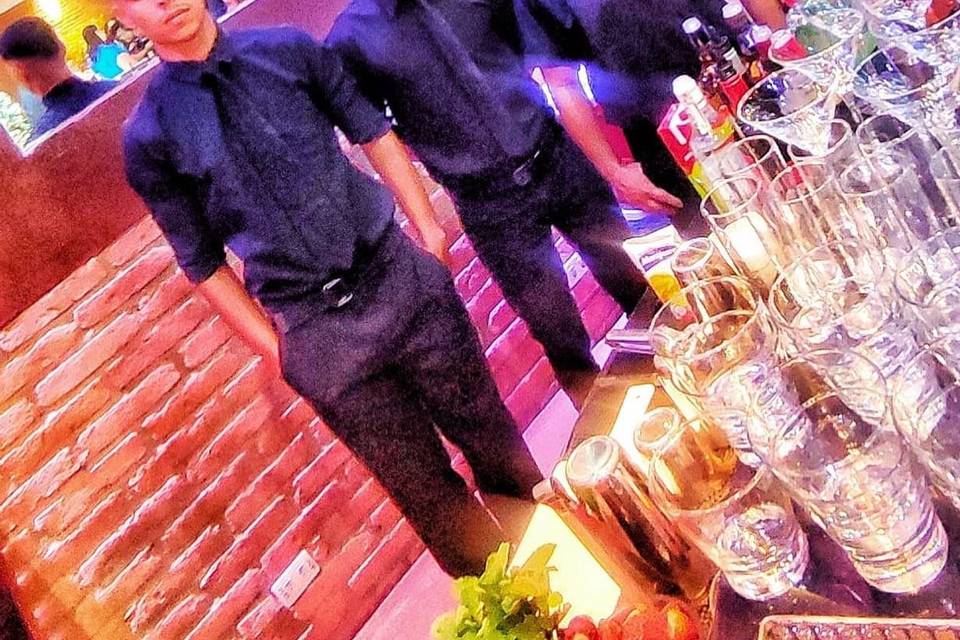 Equipe de bartenders