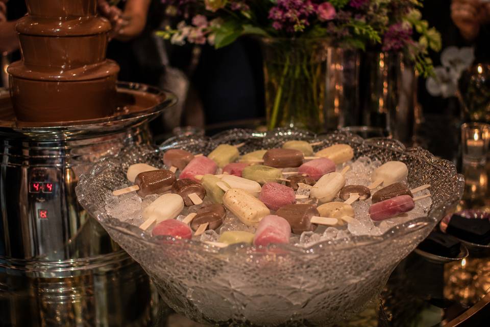 Mini Picolés de Gelato
