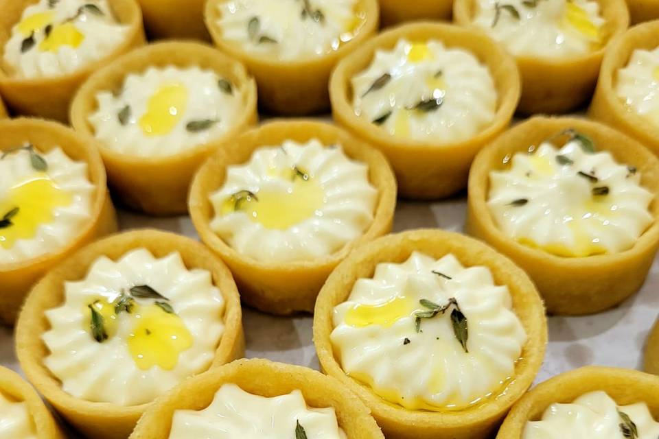 Tarteletes de queijo Brie