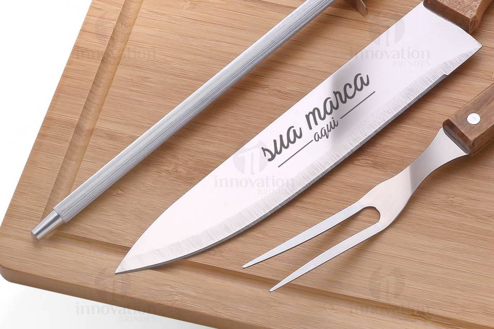 Kit churrasco madeira
