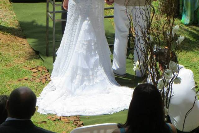 Cerimônia ao ar livre