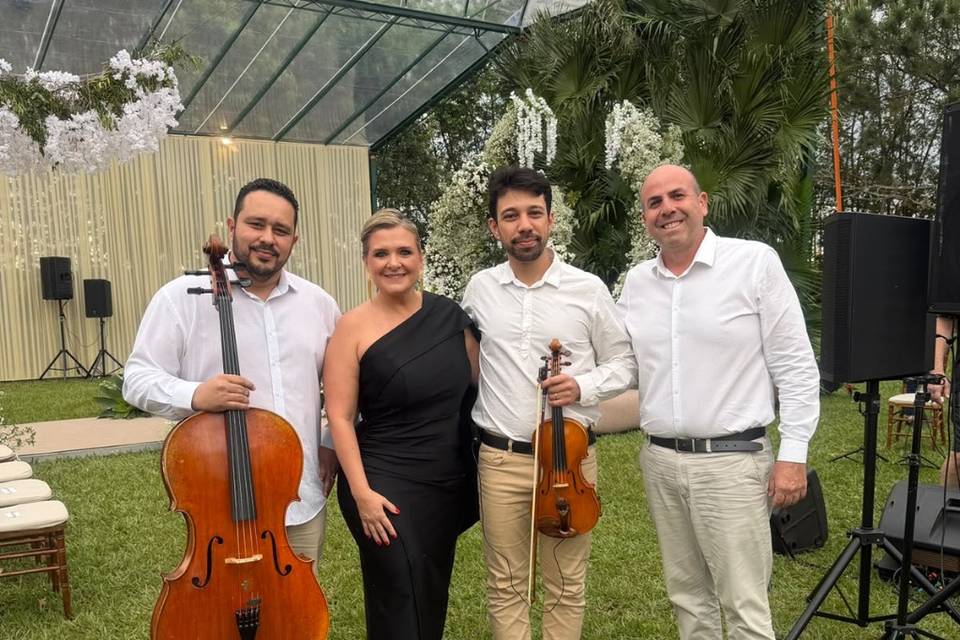 Cello, piano e violino