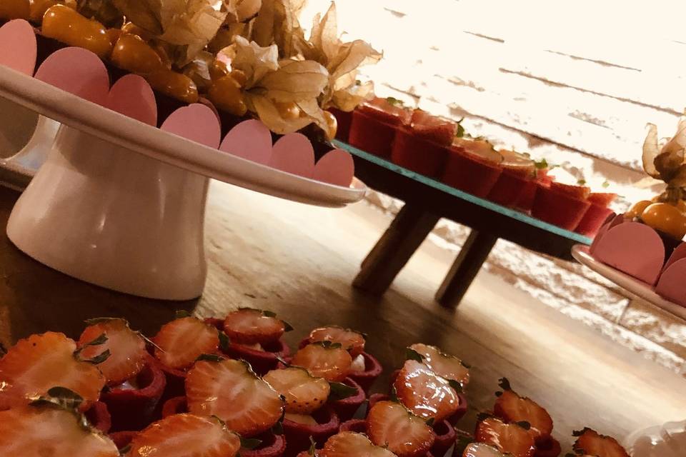 Mini tortinha de morango
