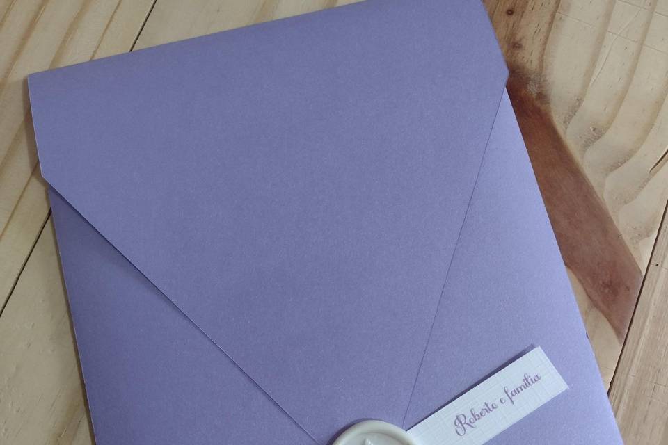 Convite envelope bico
