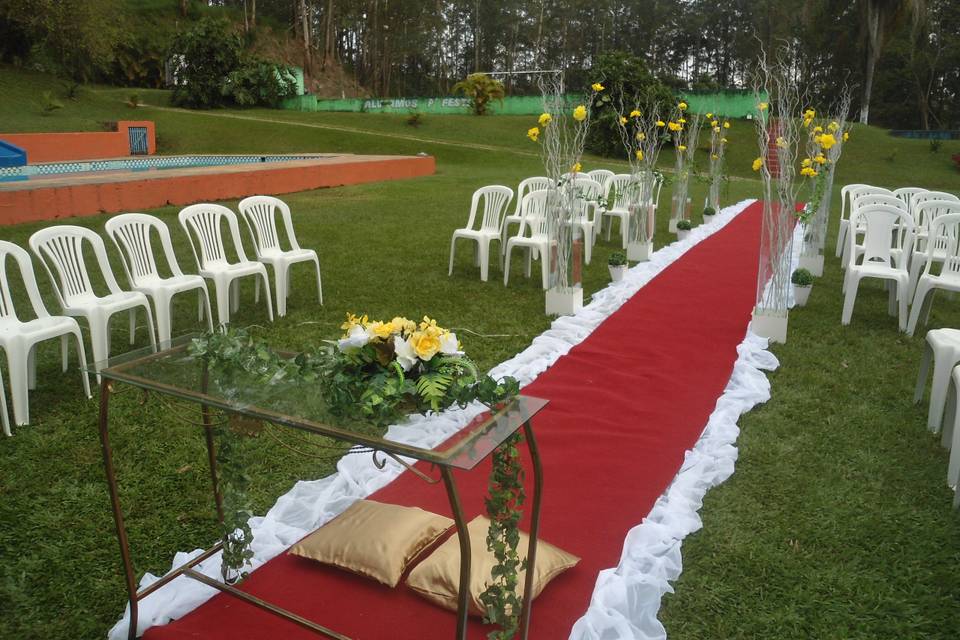 Altar da cerimônia casamento