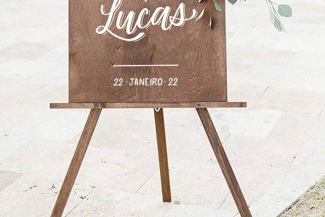 Quadro de boas vindas-40x60cm