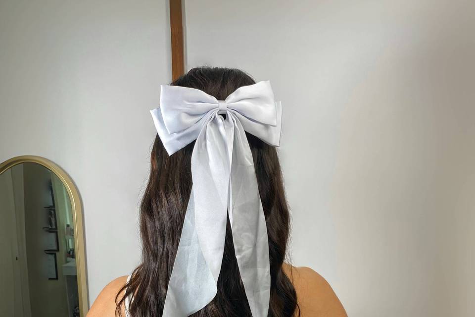 Penteado noiva/ costas