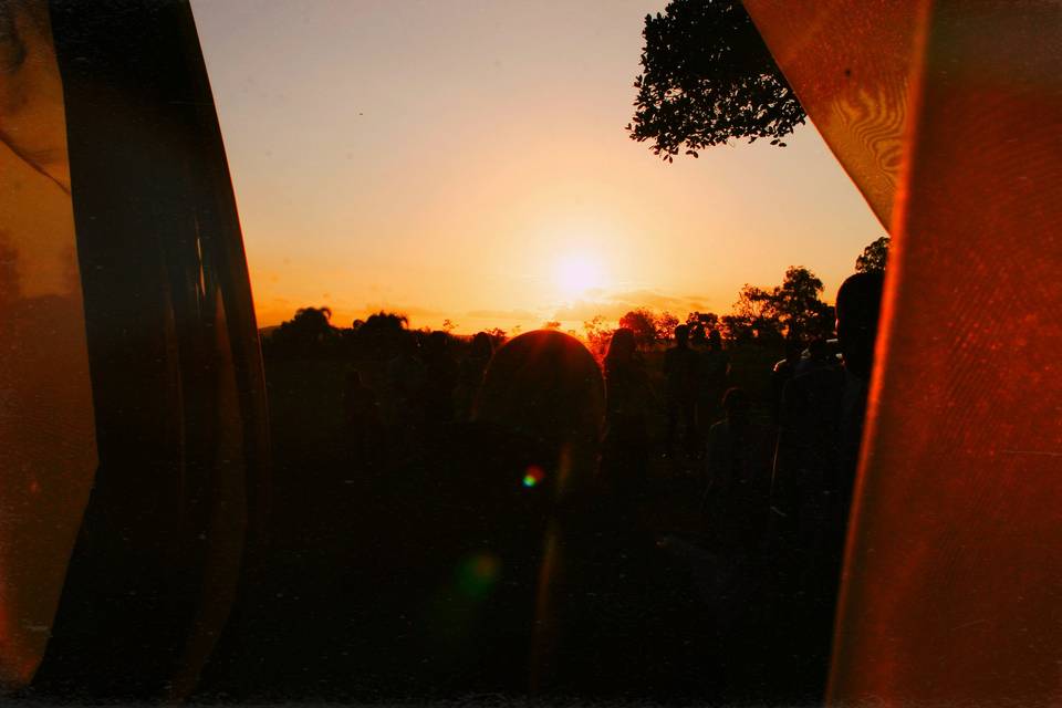 Pôr do sol no Rancho