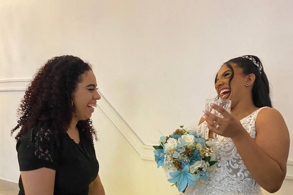 Trazendo leveza para noiva