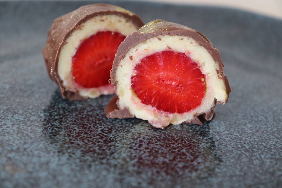 Bombom de morango