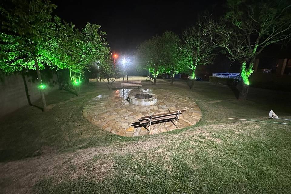Chácara a noite