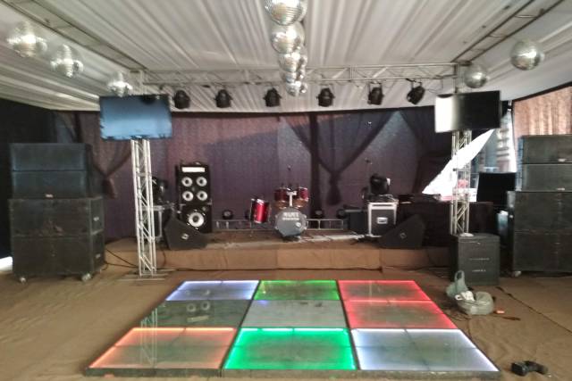 Palco + pista