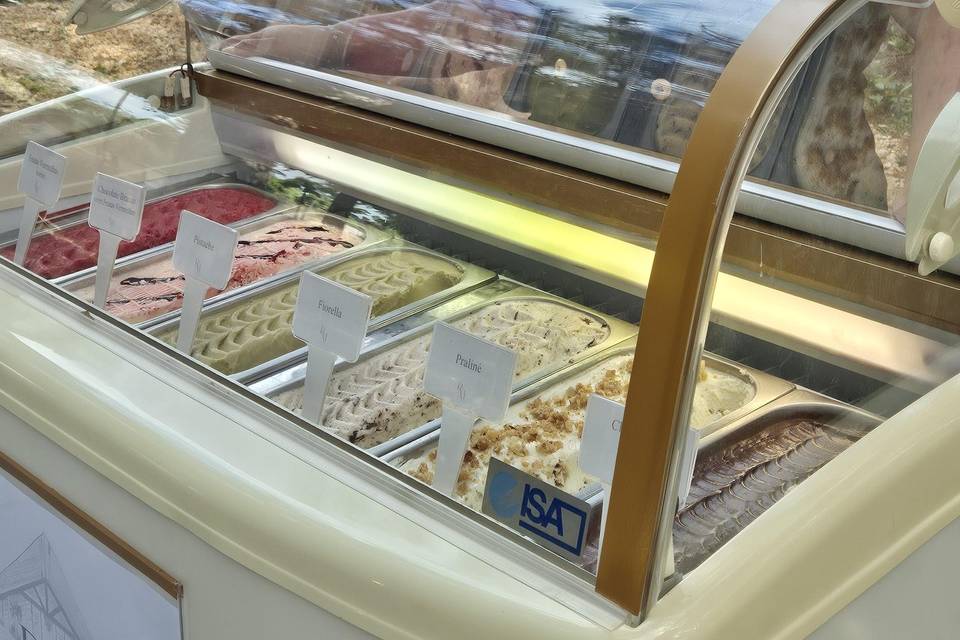 Vitrine de Gelatos