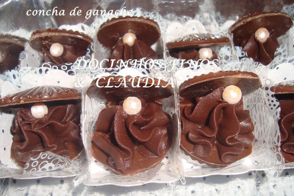 Concha de chocolate