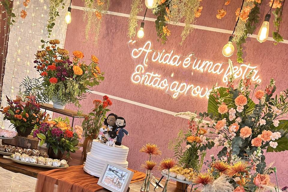 Mesa do bolo