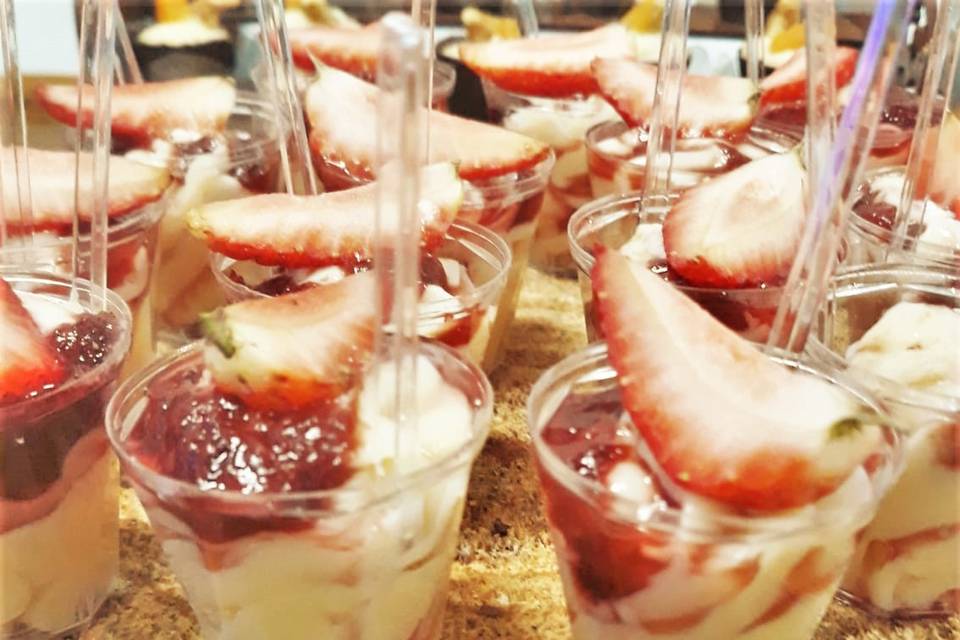 Petit verre de morango