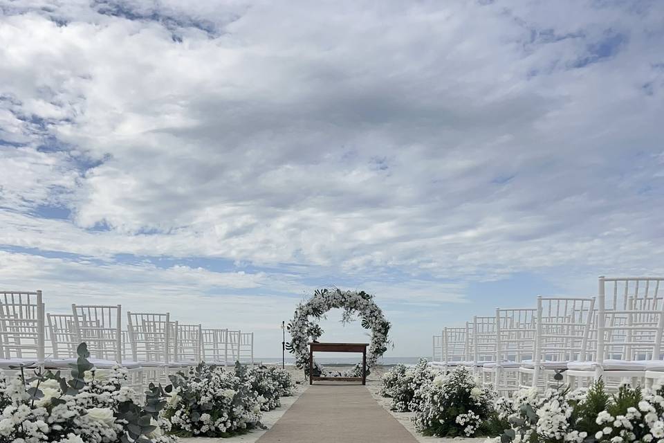 Casamento pé na areia