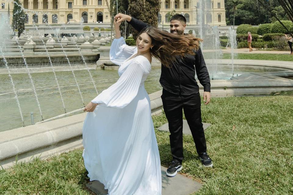 Pós-Wedding no museu