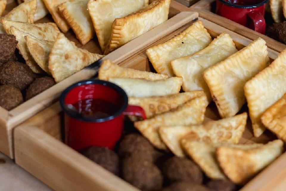 Porções de Pastéis