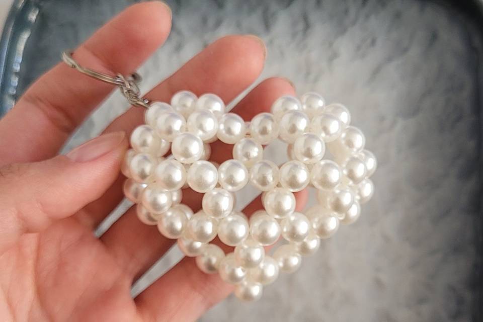 Chaveiro de Pérolas 3D