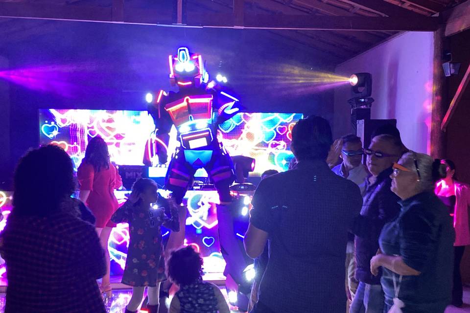 Robô de led