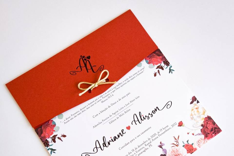 Convite floral: Adriane