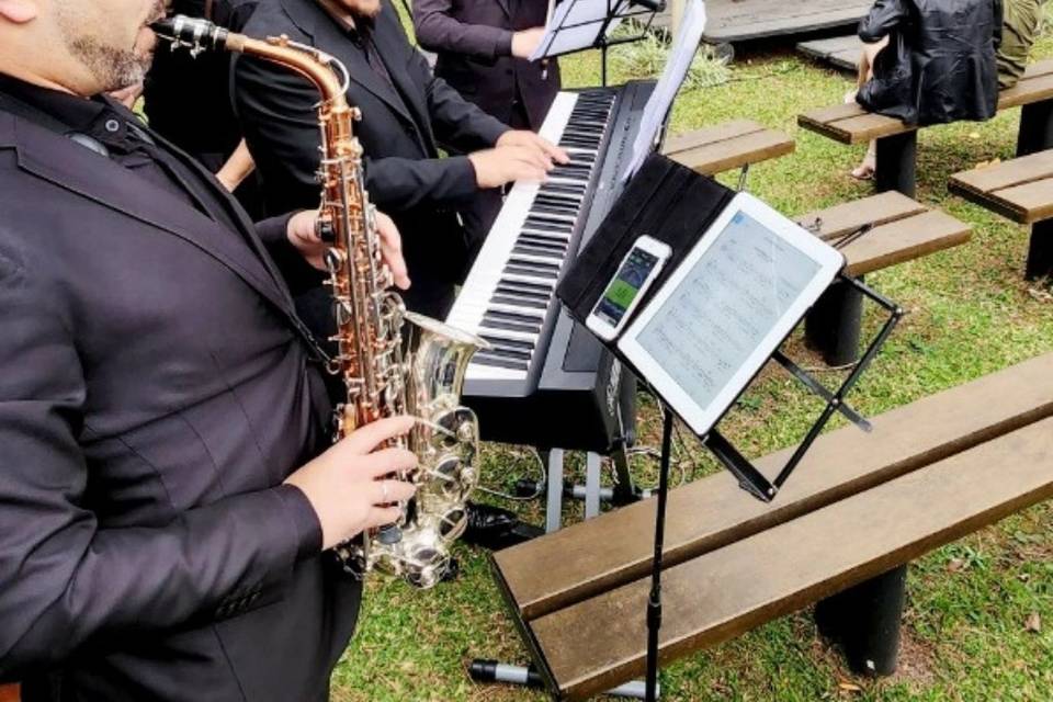 Piano, Violino e Sax