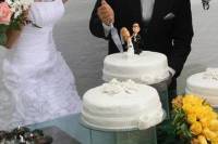 Topo de bolo para casamento