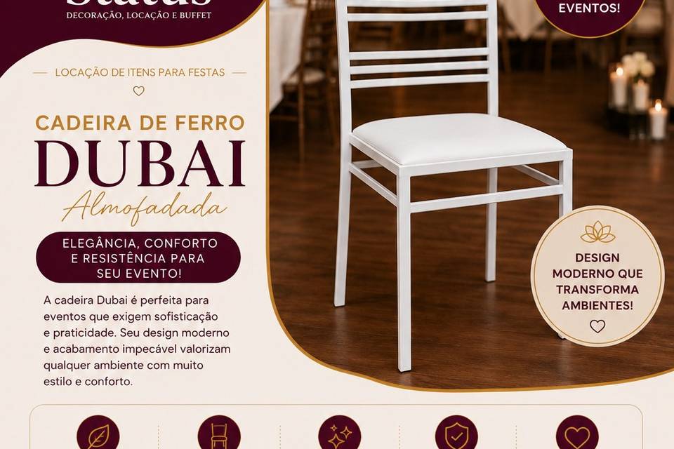 Locação itens variados