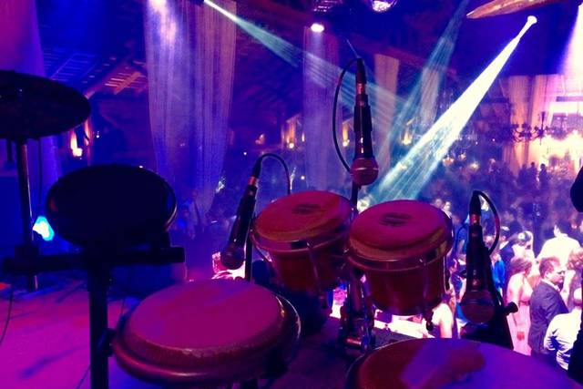 Live percussion