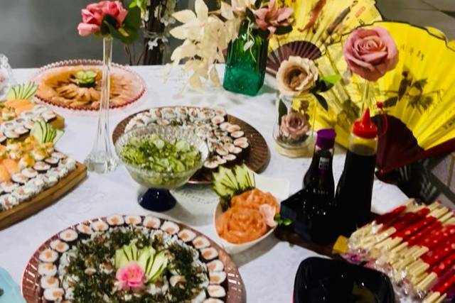 Mesa sushi 15 anos