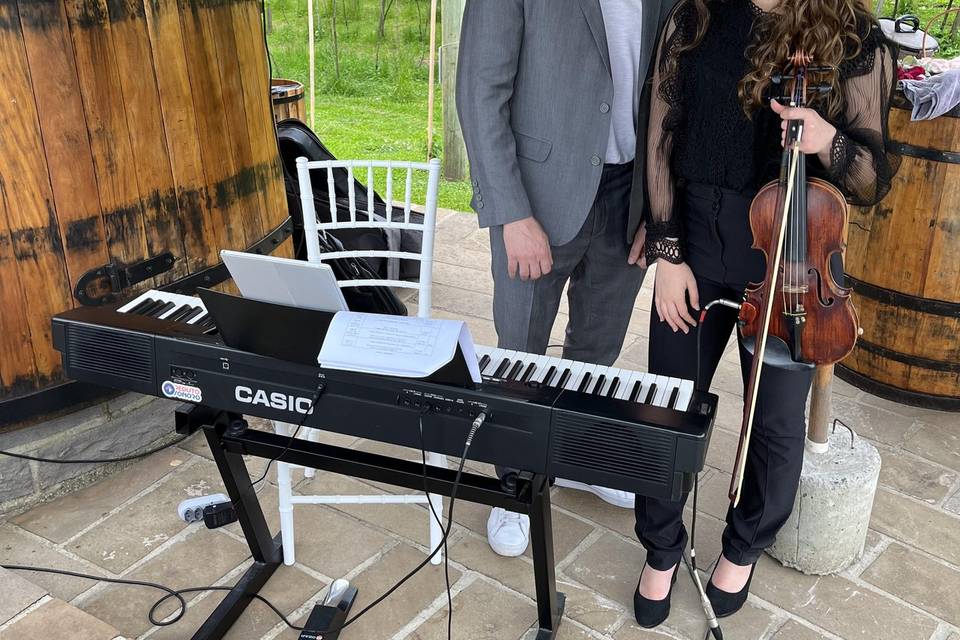 Casamento com piano e violino