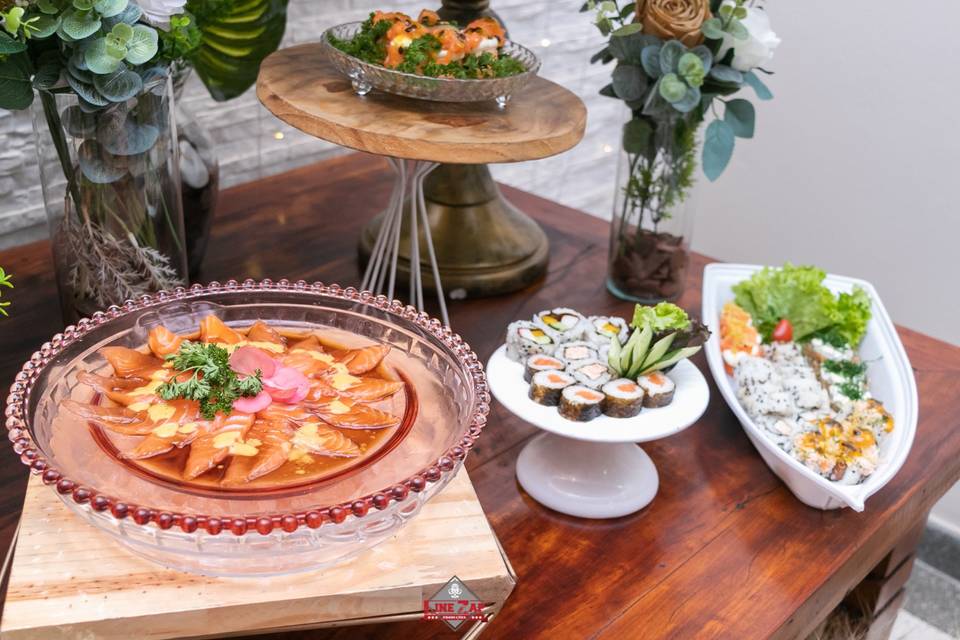 Carpaccio de salmão
